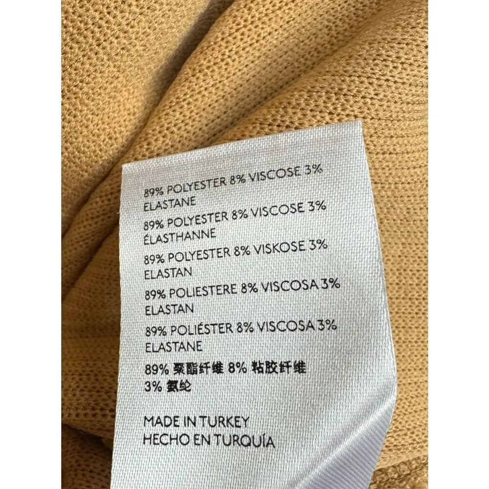 NEW Anthropologie Wrap Sweater Long Sleeve Tan Women’s Small